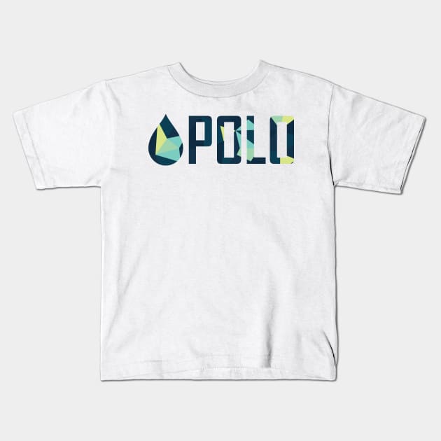 Water Polo Tech Kids T-Shirt by polliadesign